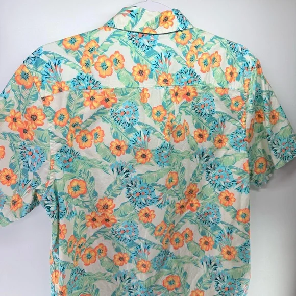 Chubbies The Flower Leader Friday Shirt Short Sleeve Size Medium - Picture 8 of 10